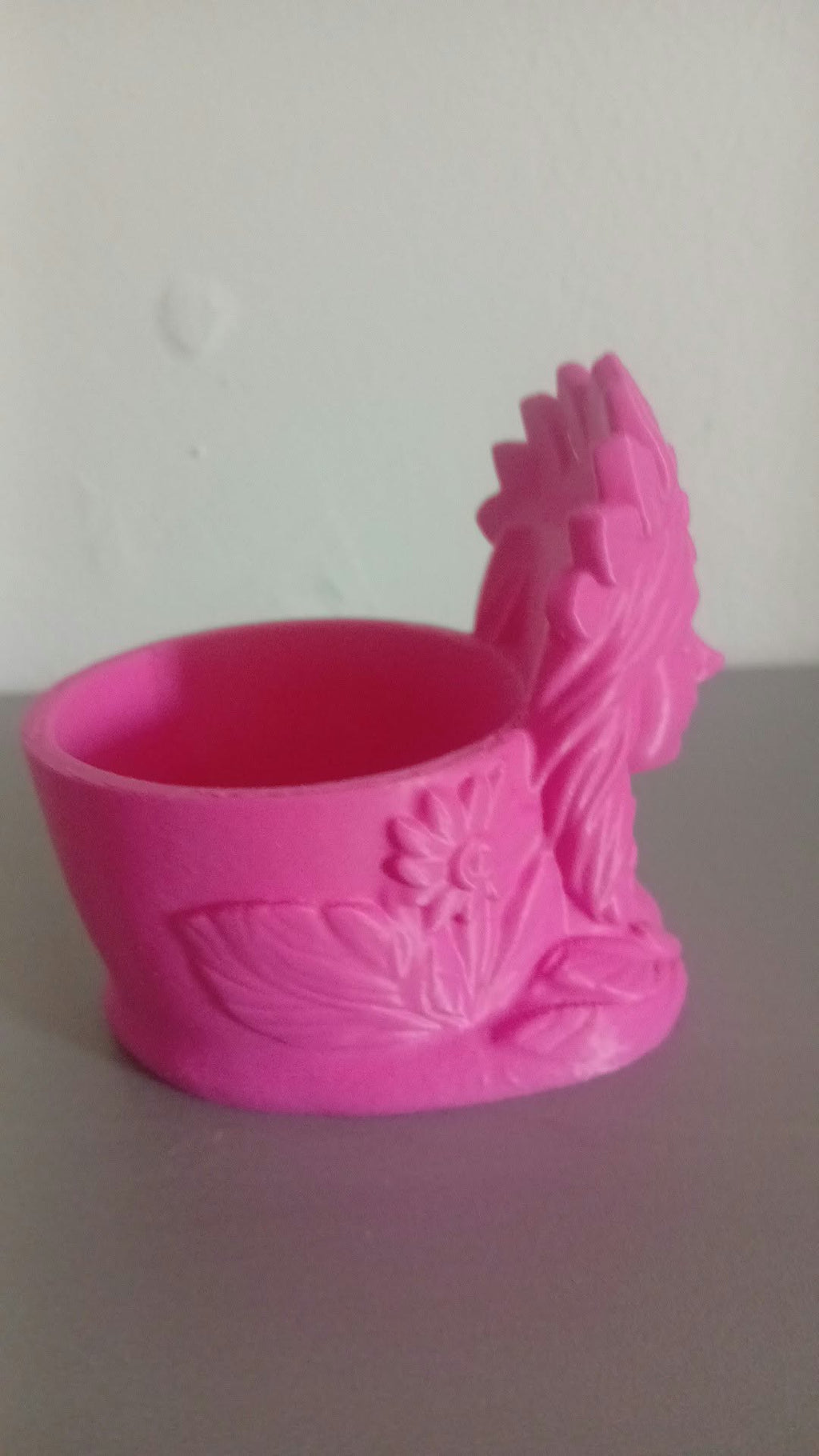 Goddess Face Planter & Makeup Brush Holder | 3D Printed Flower Girl Pot | Boho Home Decor & Birthday Gift for Her