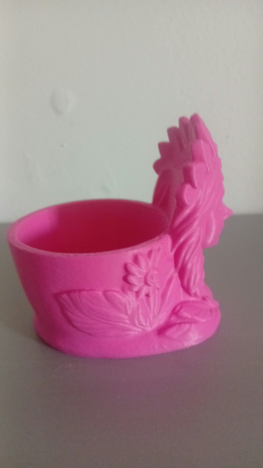 Goddess Face Planter & Makeup Brush Holder | 3D Printed Flower Girl Pot | Boho Home Decor & Birthday Gift for Her