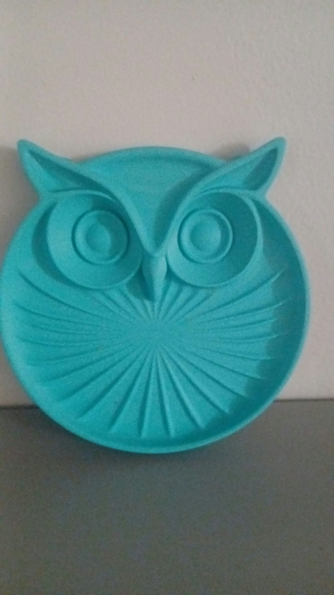 Geometric Owl Trinket Dish & Key Tray | 3D Printed Catchall Bowl | Modern Jewellery Organiser & Hallway Decor