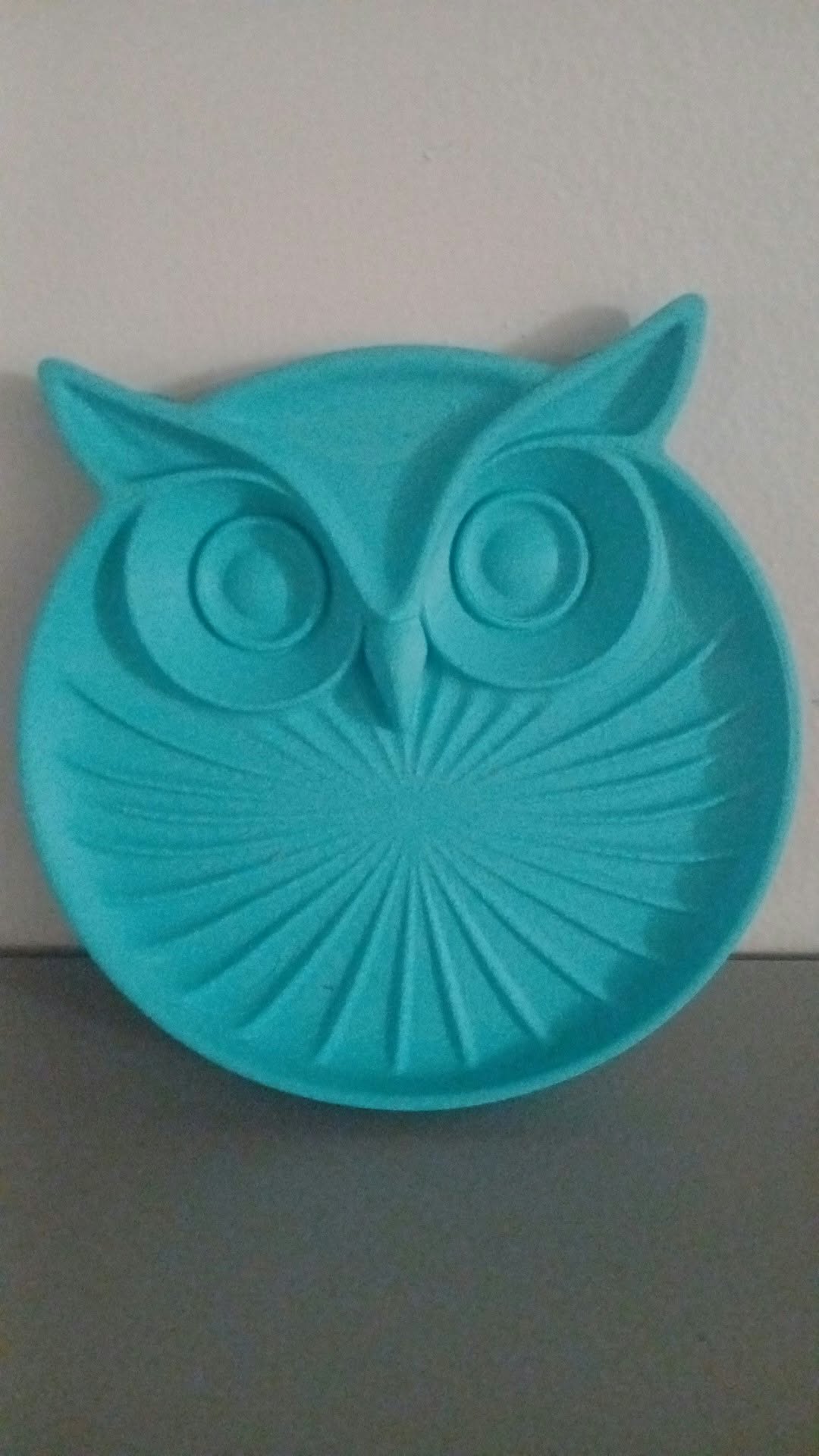 Geometric Owl Trinket Dish & Key Tray | 3D Printed Catchall Bowl | Modern Jewellery Organiser & Hallway Decor